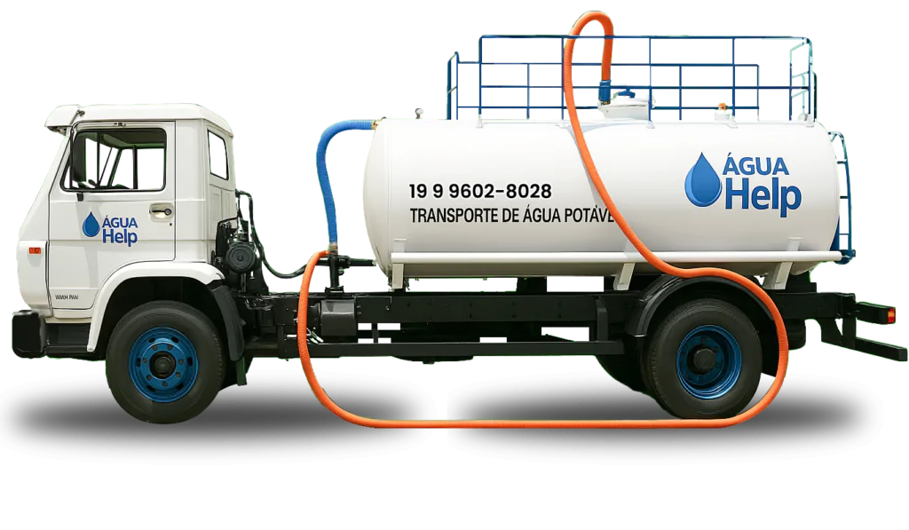 Entrega de água potável em Indaiatuba com caminhão pipa rápido e seguro